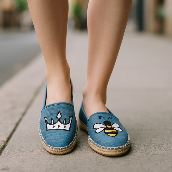 SAM EDELMAN Circus Espadrille Flats 6.5 - Picture 1 of 10